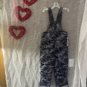 Cherokee Gray Camouflage Kids Jumpsuit
